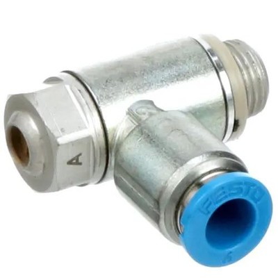 1PC FESTO CORPORATION GRLA-1/8-QS-6-D Flow Control Valve, 1 port G 1/8 Thre