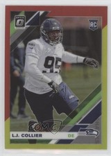 2019 Panini Donruss Optic Rookies Red & Yellow Prizm LJ Collier #113 0c2