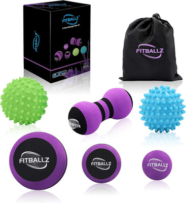 Myofascial Trigger Point Release & Deep Tissue Therapy Kit 6 Pack   Foam, Spiky 