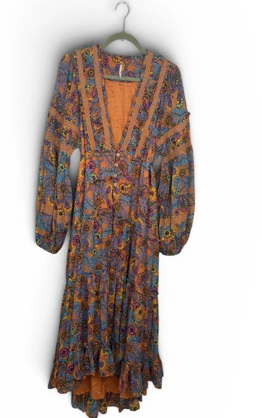 Party/Cocktail Long Sleeve Floral Maxi Dresses for Women for sale | eBay