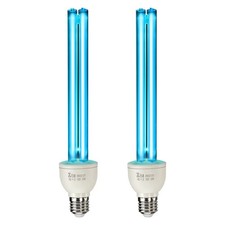 UV Light Bulb,2 Pack,25W Replacement Ultraviolet UVC Lamp with Ozone,253.7 nm