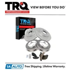 TRQ Performance Brake Pad, Rotor, Shoe & Drum Kit for 1992-2000 Honda Civic