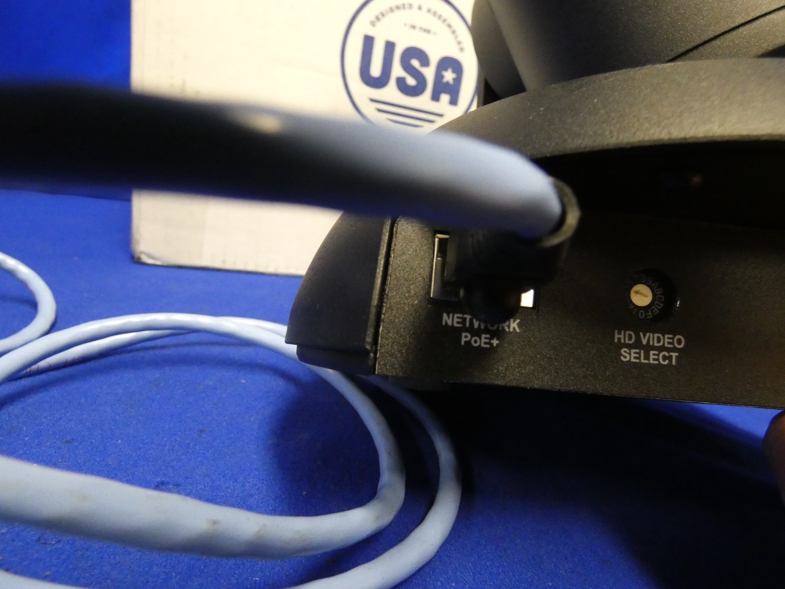 Vaddio RoboSHOT 12E 3G-HD/SDI PTZ Camera w/Box, Power Supply, Remote, Cable