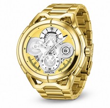 Invicta S1 Rally 79013 Gold Tone 44mm Men's Watch New w/ Box Tag