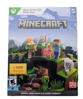 Minecraft with 3500 Minecoins - Code in Box - Xbox Series X/S, Xbox One
