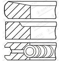 Goetze Engine 08-431700-00 Kolbenringsatz