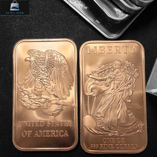 20 Pack – 1 oz Walking Liberty .999 Fine Copper Bars