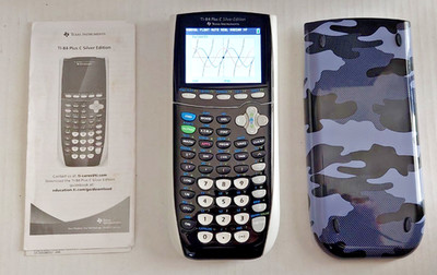 Texas Instruments TI-84 Plus C Silver Edition - Color Graphing Calculator