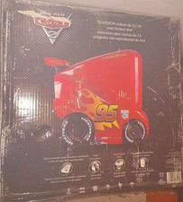 Vintage Disney Pixar Cars 2 13 " CRT Television. Lightning Mcqueen