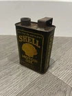Original Small Shell Motor Oil Can Tin Vintage Automobilia can not enamel sign