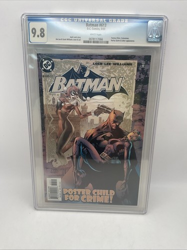 Batman #613 CGC 9.8 (2003) DC Comics Poster Child for Crime! Loeb/Lee