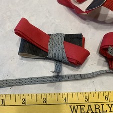 Anti Static Foot Heel Straps ESD Anti Static Wrist Strap Band Adjustable Red x3