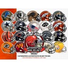 NEW ENGLAND PATRIOTS 2026 GOLD RUSH SIGNED NFL FOOTBALL MINI HELMET LIVE SUNDAY — photo 4