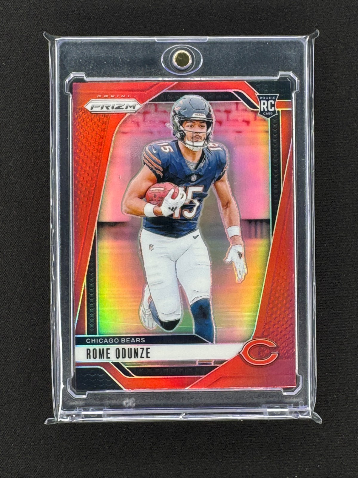 2024 Panini Prizm Rome Odunze Rookie Retail Red Prizm SSP #385 RC Bears Rookie