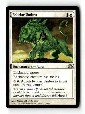 Felidar Umbra 6 Uncommon Planechase 2012 Magic: The Gathering Lightly Played