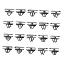 20PCS Car Rocker Moulding Clip, Car Retainer Clips, Side Skirt Sill Gray