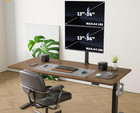 13-34" Dual Monitor Arm Desk Mount Adjustable Stand Computer Screen Stack