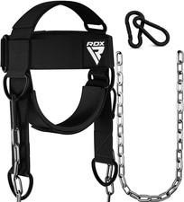 Neck Harness Weight Lifting Training, Head Harness Exerciser, 4MM Padded Neck Bu