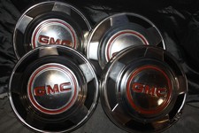 (4) GMC 3/4 Ton 10 Inch Hub Caps