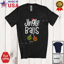 Custom Name Jingle Balls; Humorous Christmas Ornaments; Couple Chestnuts T-Shirt