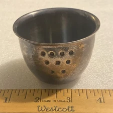 VINTAGE SILVERPLATE NAPIER SMALL JIGGER LIQUOR CUP - MEASURING?