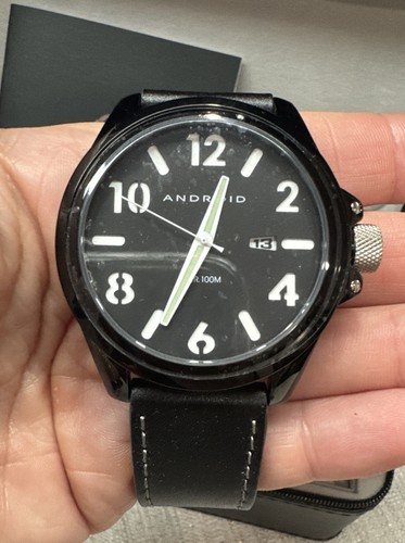 New!! Men’s Android Decoy Quartz Black Watch - Picture 4 of 9
