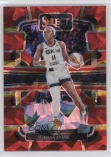 2024 Panini Select WNBA Concourse Red Ice Prizm Dana Evans #73 fm0