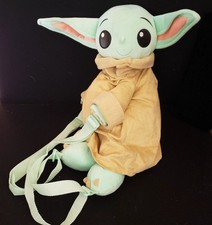 Disney Star Wars Mandalorian Baby Yoda Grogu Plush Backpack Adult Child NWOT