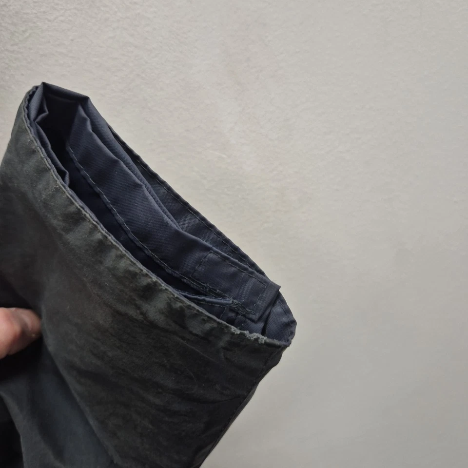 Abrigo Chaqueta de Lluvia Barbour A196 Beaufort Cera Impermeable Country Azul Marino Talla C 38 Foto 3 de 4