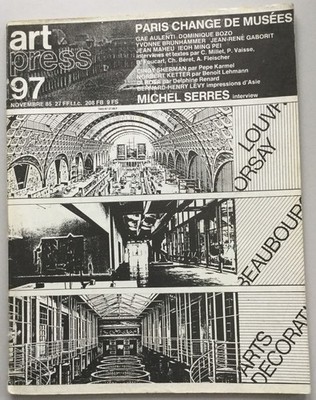 art press Nr. 97 November 1985 Aulenti Sherman Ieoh Ming Pei Maheu Sicilia Di Rosa