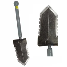 Lesche Mini Sampson 18" Metal Detector Shovel Double Serrated Edge