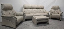 Himolla Chester 3 Seater NON-Recliner Sofa and 2 Recliner Chairs 190126