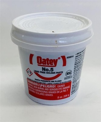 Oatey No. 5 Lead-Free Solder Flux Paste 8 oz.