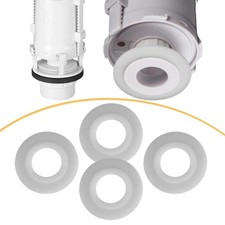 4 Pieces Toilet Flush Valve Seal Ring Leakproof Silicone Gasket for C7715-6