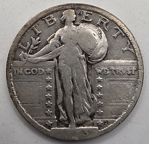 《SILVER》  1923  Standing Liberty Quarter *SILVER*