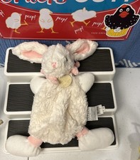 Doudou et Compagnie Paris France Bunny Lovey Pink Plush 10  Pink Bow Baby