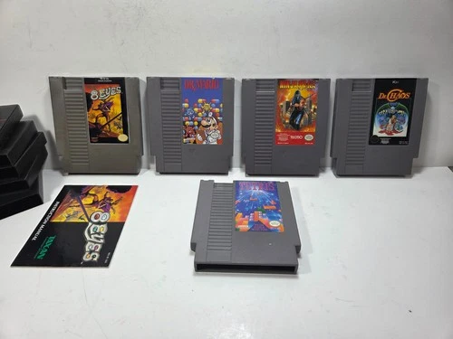 New ListingLot of 5 games   for NES   WORKING