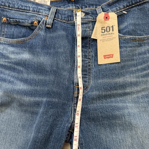 NWT 2018 OLD STOCK LEVIS 501 ORIGINAL WOMENS 30 X 30 BLUE DENIM JEANS BUTTON FLY - Picture 17 of 18
