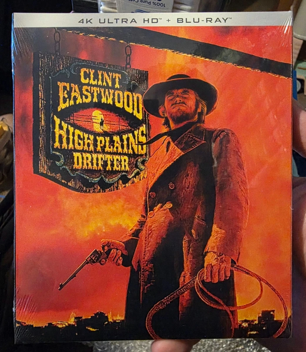 HIGH PLAINS DRIFTER 1973 4K UHD + SLIPCOVER KINO LORBER clint eastwood RARE OOP