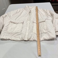 FABLETICS ESSENTIAL PUFFER JACKET women s SZ 4XL Bone Supersoft