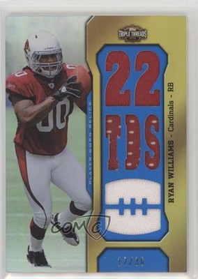 2011 Topps Triple Threads Relics 12/36 Ryan Williams #TTR-36 Rookie RC 0a3
