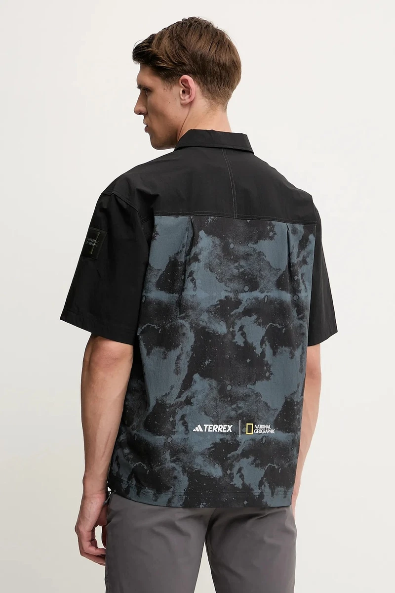 Adidas Terrex National Geographic Wind.rdy Negro Hombre -M- (JD5947) Camiseta