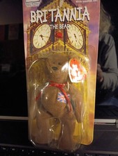 Britannia The Bear-1997 McDonalds Ty Beanie Baby with Rare Errors 1993, OakBrook