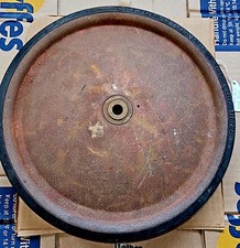 1 ANTIQUE OFFICIAL SOAP BOX DERBY RUBBER TIRE. METAL WHEEL CAR VTG RARE....