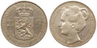 Paesi Bassi 2 1/2 fiorino 1898 Guglielmina argento RARO