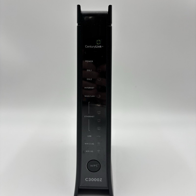 CenturyLink ZyXEL C3000Z DSL Modem Wireless Router w/ AC Adapter
