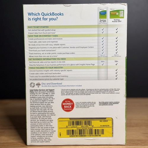 NEW Quickbooks Desktop PRO 2017 Windows Accounting - SEALED - Picture 2 of 8