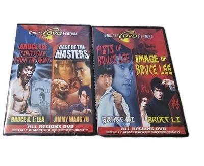 Lot Of 2 DVDs Bruce Lee Fights Back From the Grave / Fists Of Bruce Lee. New