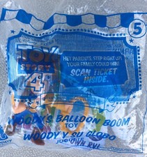 McDonalds Happy Meal Toy Story 4 5 Woody's Balloon Boom Sealed Tickets