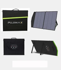PUJIMAX 18V 5.5A 100W Portable power station Foldable Solar Panel Solar Output
